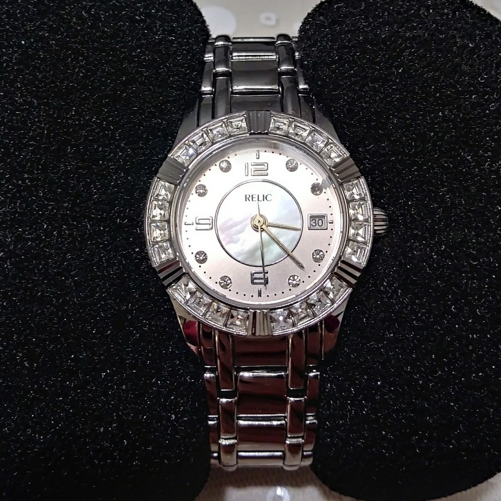 Relic by Fossil Women's Watch w/ CZ Embellishments